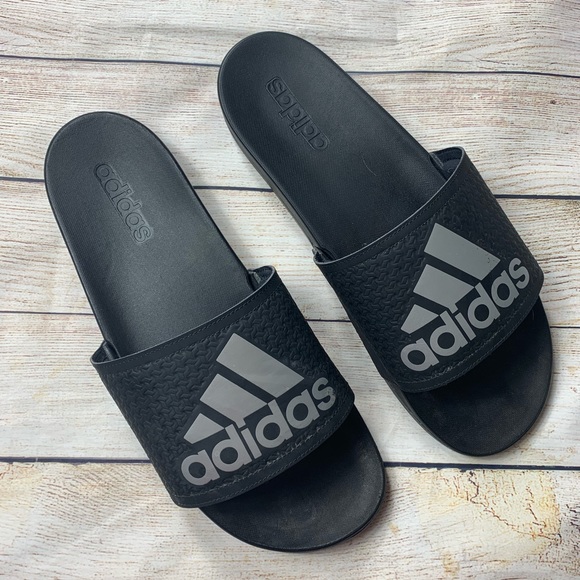 adidas Other - ADIDAS | Mens logo slides sandals 12